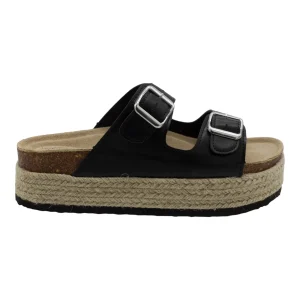 SANDALIAS DE MUJER STAY 77-1290 EN NEGRO
