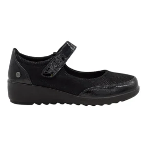 MANOLETINAS DE MUJER AMARPIES ATL27024 EN NEGRO
