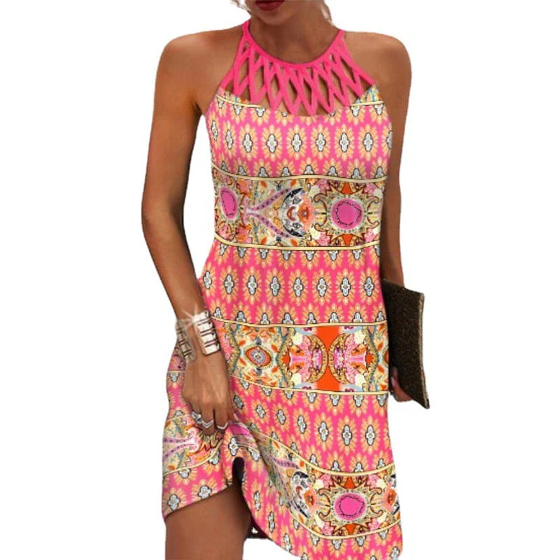 Tanzania™ - Vestido estampado con corchetes - Imagen 5