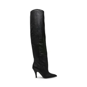 MAZER BLACK LEATHER